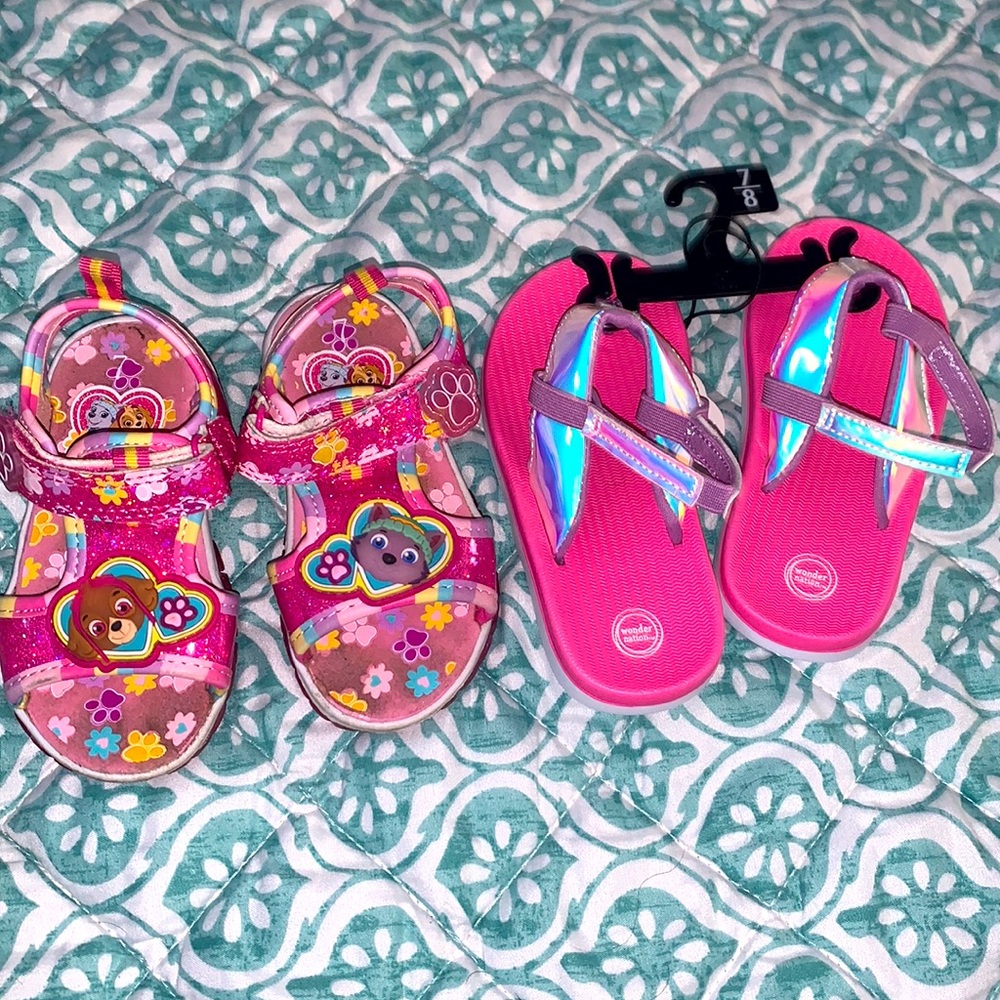 🌟3 for$15🌟 2 Pairs of toddler girl sandals